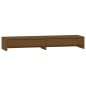vidaXL Soporte de monitor madera maciza pino marrón miel 100x27x15 cm vidaXL Soporte de monitor madera maciza pino marrón miel 100x27x15 cm