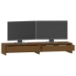 vidaXL Soporte de monitor madera maciza pino marrón miel 100x27x15 cm vidaXL Soporte de monitor madera maciza pino marrón miel 100x27x15 cm