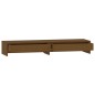 vidaXL Soporte de monitor madera maciza pino marrón miel 100x27x15 cm vidaXL Soporte de monitor madera maciza pino marrón miel 100x27x15 cm