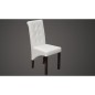 vidaXL Sillas de comedor 2 unidades cuero sintético blanco vidaXL Sillas de comedor 2 unidades cuero sintético blanco