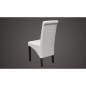 vidaXL Sillas de comedor 2 unidades cuero sintético blanco vidaXL Sillas de comedor 2 unidades cuero sintético blanco