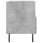 vidaXL Mesita de noche madera ingeniería gris hormigón 40x35x47,5 cm vidaXL Mesita de noche madera ingeniería gris hormigón 40x35x47,5 cm
