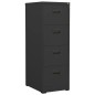 vidaXL Armario archivador de acero antracita 46x62x133 cm