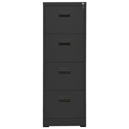 vidaXL Armario archivador de acero antracita 46x62x133 cm