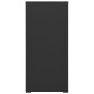 vidaXL Armario archivador de acero antracita 46x62x133 cm