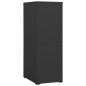 vidaXL Armario archivador de acero antracita 46x62x133 cm