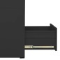 vidaXL Armario archivador de acero antracita 46x62x133 cm