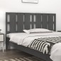 vidaXL Cabecero de cama madera maciza de pino gris 165,5x4x100 cm vidaXL Cabecero de cama madera maciza de pino gris 165,5x4x100 cm