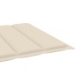 vidaXL Tumbona de jardín con cojín madera maciza de acacia vidaXL Tumbona de jardín con cojín madera maciza de acacia