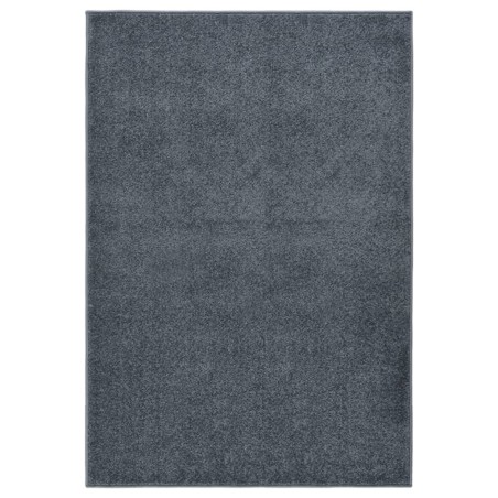 vidaXL Alfombra de pelo corto gris antracita 200x290 cm