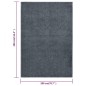 vidaXL Alfombra de pelo corto gris antracita 200x290 cm vidaXL Alfombra de pelo corto gris antracita 200x290 cm