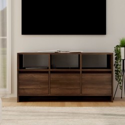 vidaXL Mueble de TV madera de ingeniería marrón roble 102x37,5x52,5cm