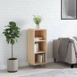 vidaXL Aparador de madera de ingeniería roble Sonoma 34,5x32,5x90 cm