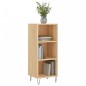 vidaXL Aparador de madera de ingeniería roble Sonoma 34,5x32,5x90 cm