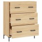 vidaXL Aparador de madera de ingeniería roble Sonoma 69,5x34x90 cm vidaXL Aparador de madera de ingeniería roble Sonoma 69,5x34x90 cm