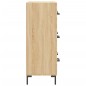 vidaXL Aparador de madera de ingeniería roble Sonoma 69,5x34x90 cm vidaXL Aparador de madera de ingeniería roble Sonoma 69,5x34x90 cm