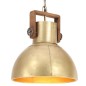 vidaXL Lámpara colgante industrial redonda 25 W latón 40 cm E27