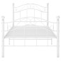vidaXL Estructura de cama de metal blanco 90x200 cm vidaXL Estructura de cama de metal blanco 90x200 cm