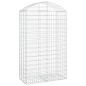vidaXL Cesta gaviones forma arco hierro galvanizado 100x50x160/180 cm vidaXL Cesta gaviones forma arco hierro galvanizado 100x50x160/180 cm