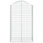 vidaXL Cesta gaviones forma arco hierro galvanizado 100x50x160/180 cm vidaXL Cesta gaviones forma arco hierro galvanizado 100x50x160/180 cm