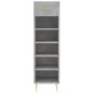 vidaXL Zapatero madera de ingeniería gris hormigón 30x35x105 cm vidaXL Zapatero madera de ingeniería gris hormigón 30x35x105 cm