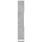 vidaXL Armario de baño madera contrachapada gris hormigón 30x30x190 cm