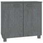 vidaXL Aparador HAMAR madera maciza pino gris oscuro 85x35x80 cm vidaXL Aparador HAMAR madera maciza pino gris oscuro 85x35x80 cm