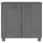 vidaXL Aparador HAMAR madera maciza pino gris oscuro 85x35x80 cm vidaXL Aparador HAMAR madera maciza pino gris oscuro 85x35x80 cm