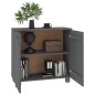 vidaXL Aparador HAMAR madera maciza pino gris oscuro 85x35x80 cm vidaXL Aparador HAMAR madera maciza pino gris oscuro 85x35x80 cm
