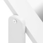 vidaXL Espejo de pie madera contrachapada blanco 45,5x47,5x160 cm vidaXL Espejo de pie madera contrachapada blanco 45,5x47,5x160 cm