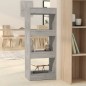 vidaXL Estantería/divisor madera ingeniería gris hormigón 40x30x103 cm vidaXL Estantería/divisor madera ingeniería gris hormigón 40x30x103 cm
