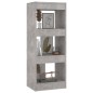 vidaXL Estantería/divisor madera ingeniería gris hormigón 40x30x103 cm vidaXL Estantería/divisor madera ingeniería gris hormigón 40x30x103 cm
