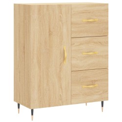 vidaXL Aparador de madera de ingeniería roble Sonoma 69,5x34x90 cm