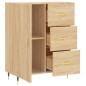 vidaXL Aparador de madera de ingeniería roble Sonoma 69,5x34x90 cm vidaXL Aparador de madera de ingeniería roble Sonoma 69,5x34x90 cm