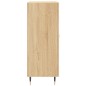 vidaXL Aparador de madera de ingeniería roble Sonoma 69,5x34x90 cm vidaXL Aparador de madera de ingeniería roble Sonoma 69,5x34x90 cm