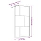 vidaXL Mampara puerta de ducha vidrio transparente ESG rojo 115x195 cm vidaXL Mampara puerta de ducha vidrio transparente ESG rojo 115x195 cm