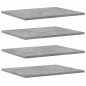 vidaXL Estante estantería 8uds contrachapada gris hormigón 40x30x1,5cm vidaXL Estante estantería 8uds contrachapada gris hormigón 40x30x1,5cm