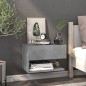 vidaXL Mesita de noche de pared color gris hormigón vidaXL Mesita de noche de pared color gris hormigón