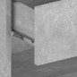 vidaXL Mesita de noche de pared color gris hormigón vidaXL Mesita de noche de pared color gris hormigón