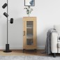 vidaXL Aparador madera contrachapada color roble Sonoma 34,5x34x90 cm