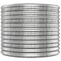 vidaXL Jardinera arriate acero recubrimiento polvo plata 512x80x68 cm vidaXL Jardinera arriate acero recubrimiento polvo plata 512x80x68 cm