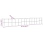 vidaXL Jardinera arriate acero recubrimiento polvo plata 512x80x68 cm vidaXL Jardinera arriate acero recubrimiento polvo plata 512x80x68 cm
