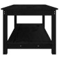 vidaXL Mesa de centro de madera maciza de pino negro 110x55x45 cm vidaXL Mesa de centro de madera maciza de pino negro 110x55x45 cm