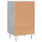 vidaXL Aparador madera de ingeniería gris hormigón 40x35x70 cm vidaXL Aparador madera de ingeniería gris hormigón 40x35x70 cm