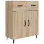 vidaXL Aparador de madera de ingeniería roble Sonoma 69,5x34x90 cm vidaXL Aparador de madera de ingeniería roble Sonoma 69,5x34x90 cm