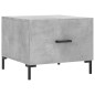 vidaXL Mesa de centro madera de ingeniería gris hormigón 50x50x40 cm vidaXL Mesa de centro madera de ingeniería gris hormigón 50x50x40 cm