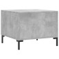 vidaXL Mesa de centro madera de ingeniería gris hormigón 50x50x40 cm vidaXL Mesa de centro madera de ingeniería gris hormigón 50x50x40 cm