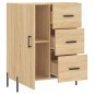 vidaXL Aparador de madera de ingeniería roble Sonoma 69,5x34x90 cm vidaXL Aparador de madera de ingeniería roble Sonoma 69,5x34x90 cm