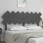 vidaXL Cabecero de cama madera maciza de pino gris 159,5x3x80,5 cm vidaXL Cabecero de cama madera maciza de pino gris 159,5x3x80,5 cm