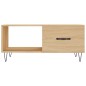 vidaXL Mesa de centro madera contrachapada roble Sonoma 90x50x40 cm vidaXL Mesa de centro madera contrachapada roble Sonoma 90x50x40 cm